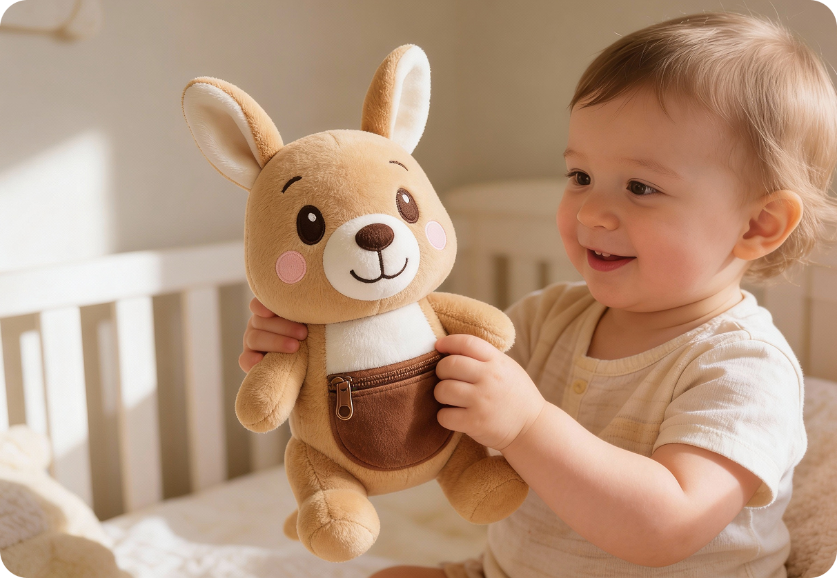 Bedroom with green pillows